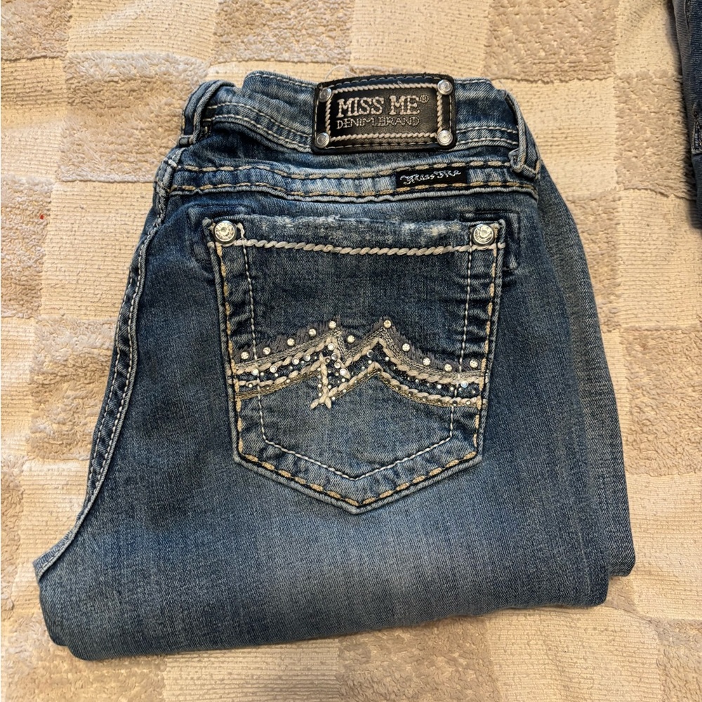 Miss Me Women's Dark Blue Boot Cut Jeans